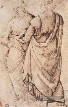  ghirlandaio - Étude de deux femmes Renaissance Florence Domenico Ghirlandaio